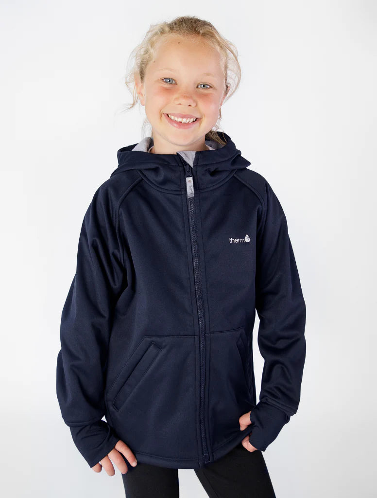 All Weather Kids Hoodie Navy Waterproof Hoodie Wellies Online