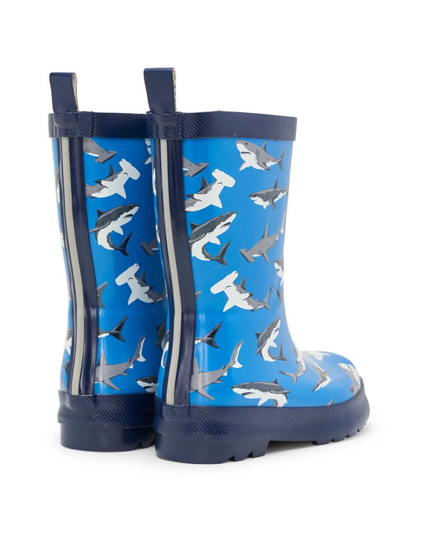 Deep Sea Sharks Shiny Gumboots Wellies Online