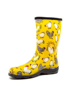 Yellow chicken hot sale rain boots